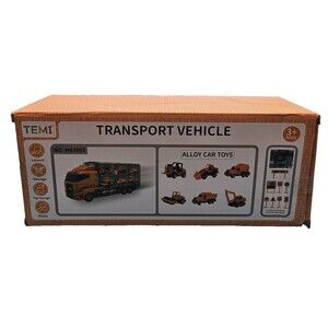 Transport Vehicle TEMI NIB Toddler Truck w/Vehicles Play Mat & Road Signs *read*